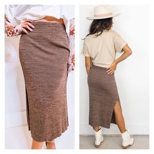 NWT Free People Golden Hour Midi Skirt Size Medium